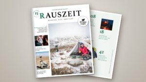 Cover der RAUSZEIT Winter 2026/2027 – Magazin des Outdoorladen Paderborn